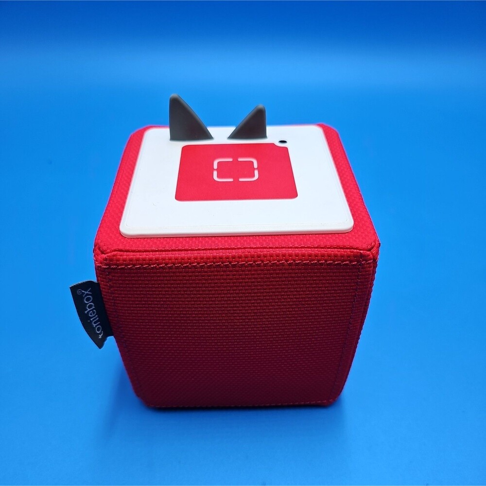 Red Tonies Box Audio Player No Charger Toniebox